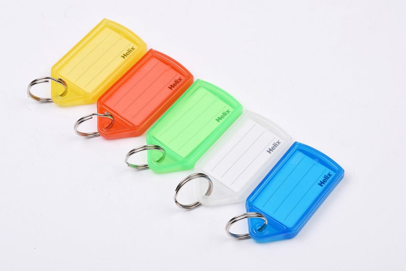 Helix Key Tags, Assorted Colors, Pack of 10 (31315) - Image 2